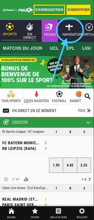 navigator premier bet