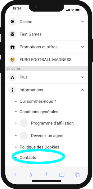 comment contacter melbet