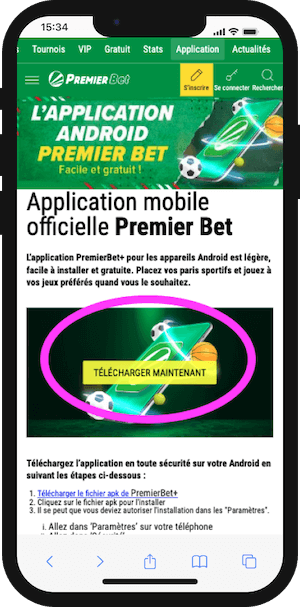 ou terlecharger premier bet pak