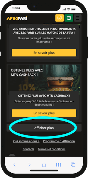 comment trouver les promotions sur afropari