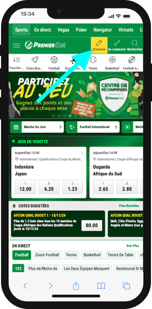 comment creer un compte premier bet cameroun