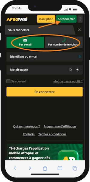 afropari connexion