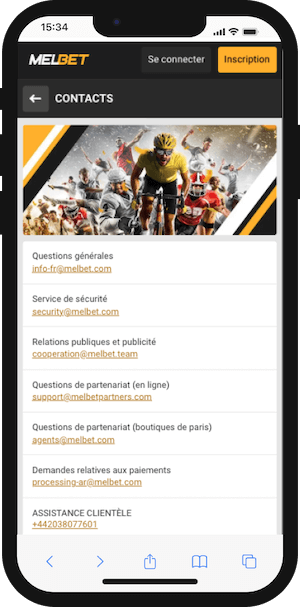 melbet mali contact