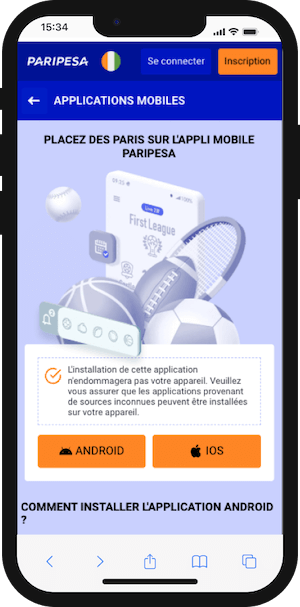 paripesa ci apk