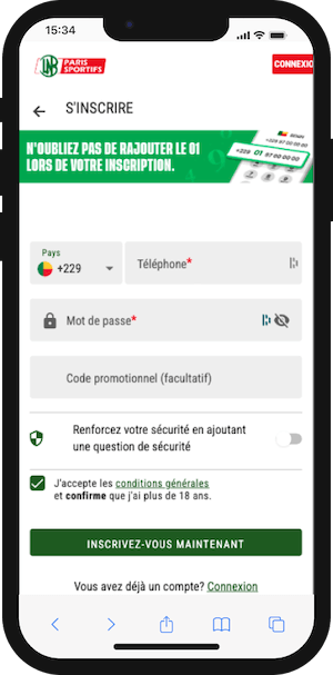 lnb paris sportifs inscription