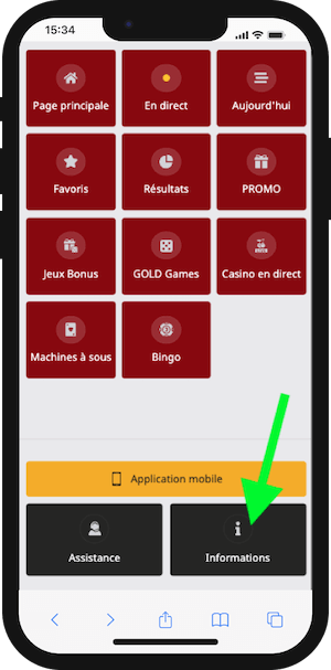 faire un paiement sur goldpari avec un telephone