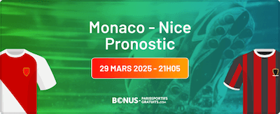 miser sur Monaco vs nice avec un pronostic