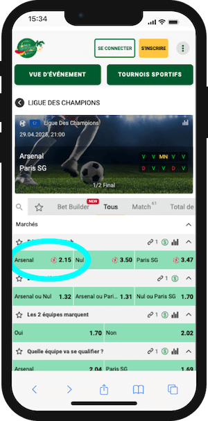 comment placer sur lonaguibet